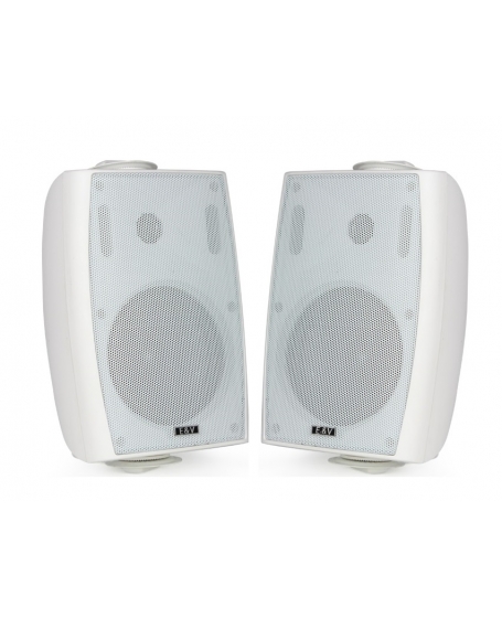 E&V FT205 On Wall Public Address PA Speaker White ( Pair )