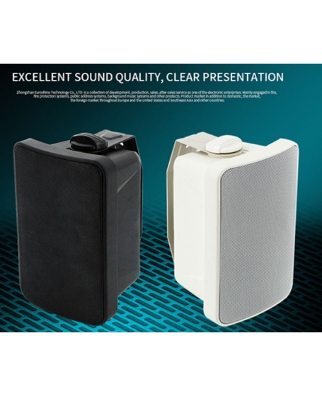 Pro Av AW-69S All Weather Outdoor Speaker White ( Pair )