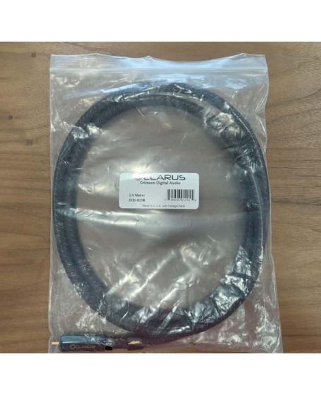 Clarus Crimson MKII Digital Coaxial Audio Cable 1.5meter Made in USA