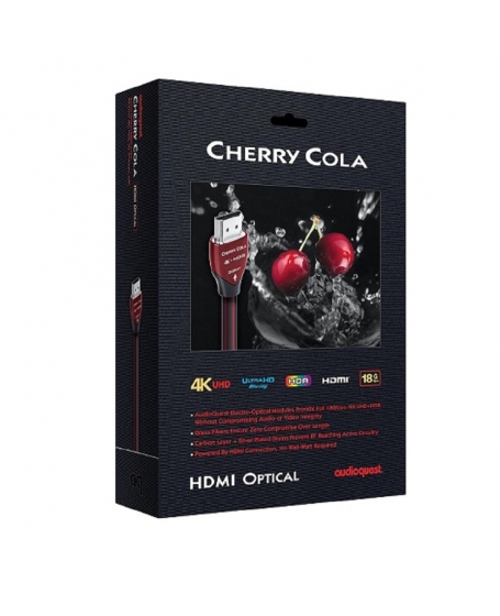 Audioquest Cherry Cola 18 4K/8K Active Optical HDMI Cable 10Meter