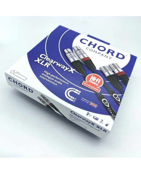 Chord ClearwayX ARAY Analogue XLR Interconnect 1.5 Meter Made in England