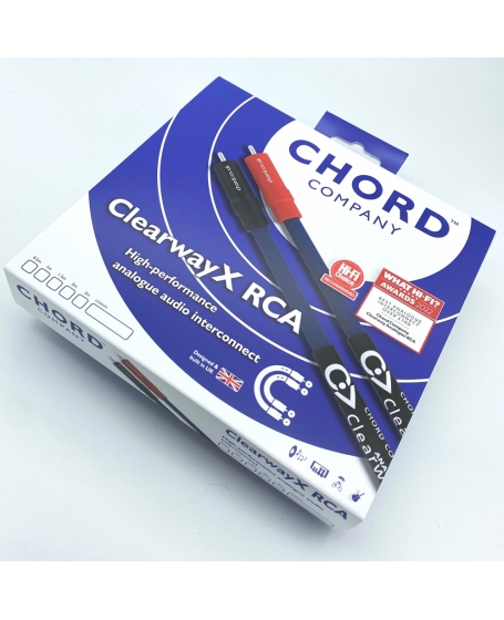 Chord ClearwayX ARAY Analogue RCA Interconnect 1.5 Meter Made in England