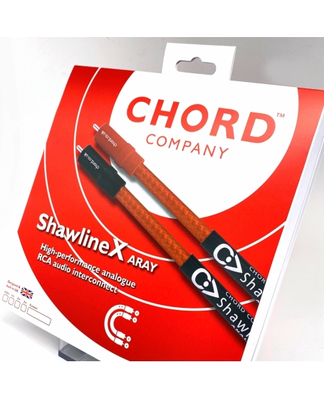 Chord ShawlineX ARAY Analogue RCA Interconnect 1.5Meter Made in England