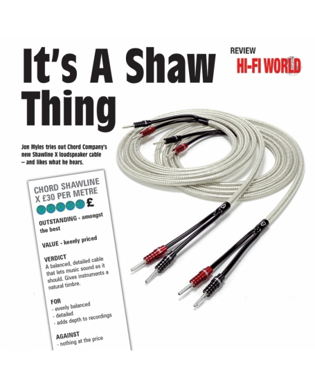 Chord ShawlineX Speaker Cable (per meter)
