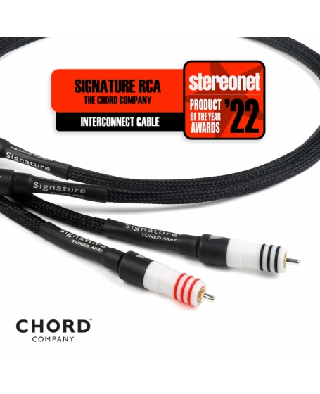 Chord SignatureX Tuned ARAY Analogue RCA Interconnect 1.5Meter Made in England