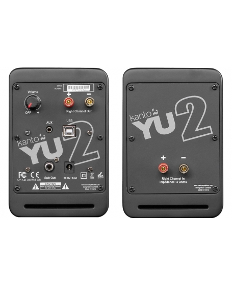 WiiM Mini + Kanto YU2 Hi-Fi System Package