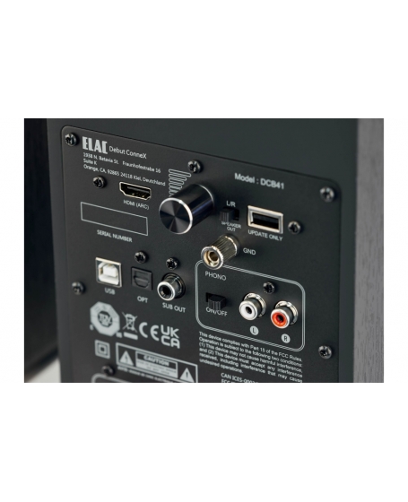 Elac Debut ConneX DCB41 Powered Speakers (DU)