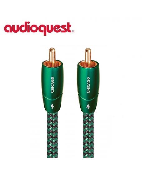 Audioquest Chicago RCA To RCA Interconnect Cable 1.5Meter