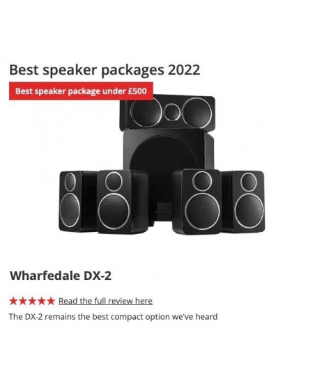 Wharfedale DX-2 HCP 5.1Ch satellite speaker package (DU)