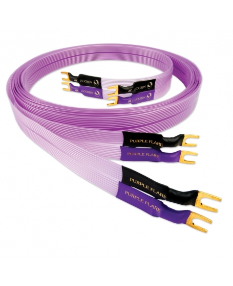 Nordost Purple Flare Speaker Cable (2.5m x 2) With Spade Made in USA