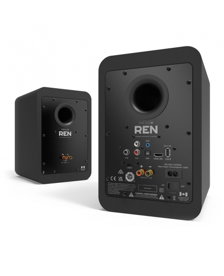 Kanto REN Powered Bookshelf Speaker