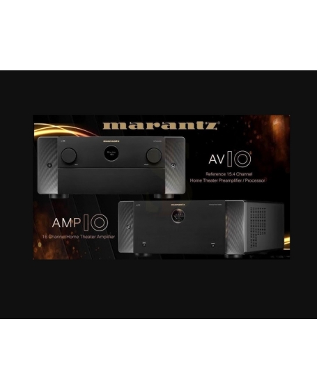 Marantz AV 10 Pre-Amplifier/Processor + Marantz AMP 10 Power Amplifier Made in Japan