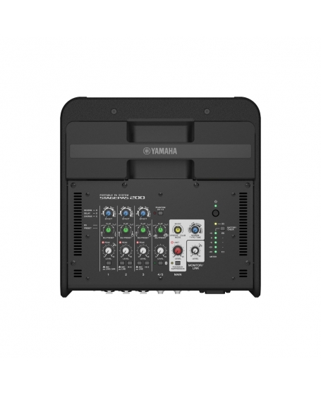 Yamaha STAGEPAS 200BTR Portable PA System with high-capacity lithium-ion battery