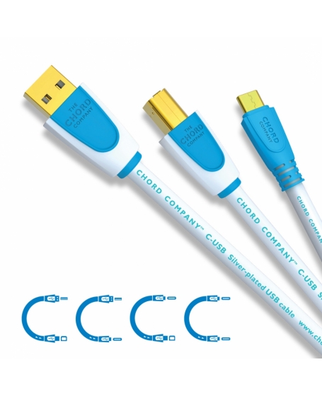 Chord C-USB High Performance Type C to Type B Cable 2Meter