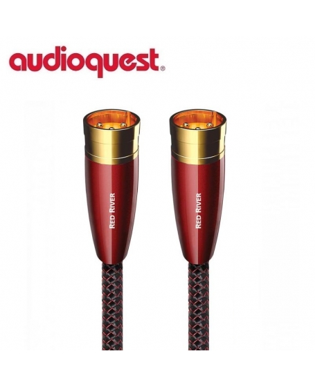 Audioquest Red River XLR to XLR Interconnect Cable 1.5Meter (PL)