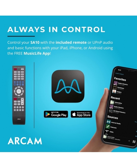 Arcam SA10 Class AB Integrated Amplifier (PL)
