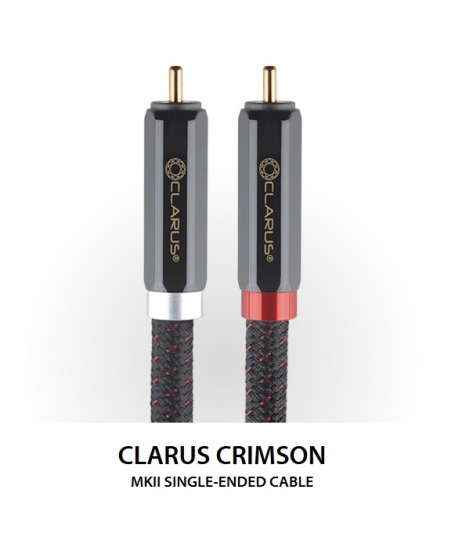 Clarus Crimson MKII RCA Interconnect Cable 1.5meter Made in USA (PL)