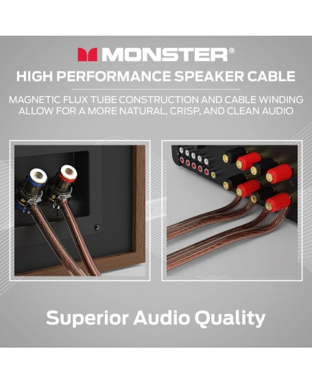 Monster 14 AWG Speaker Wire Copper Cable (Per meter)