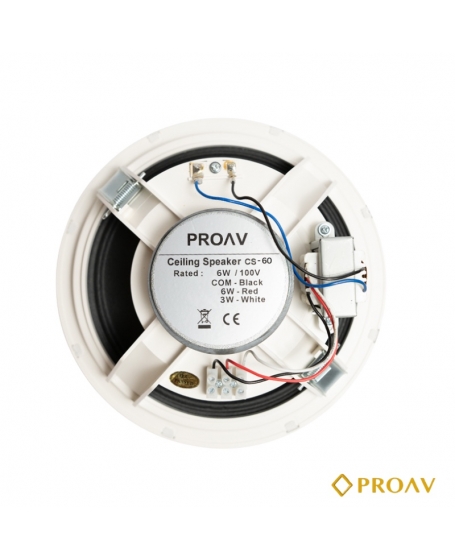 Pro Av CS-60 6'' 6W Ceiling Speaker ( Pair )