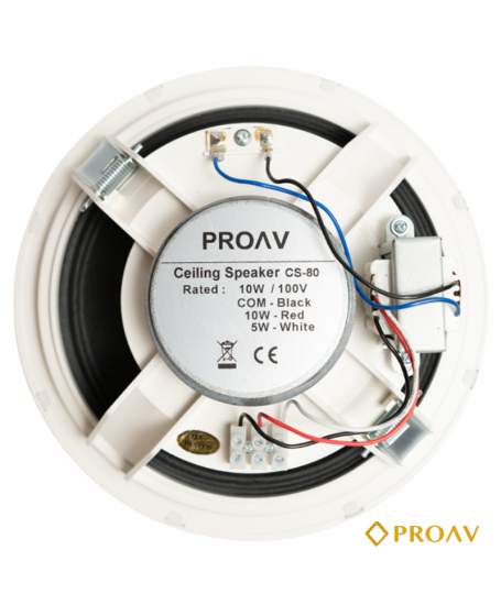 Pro Av CS-80 8'' 10W Ceiling Speaker ( Pair )