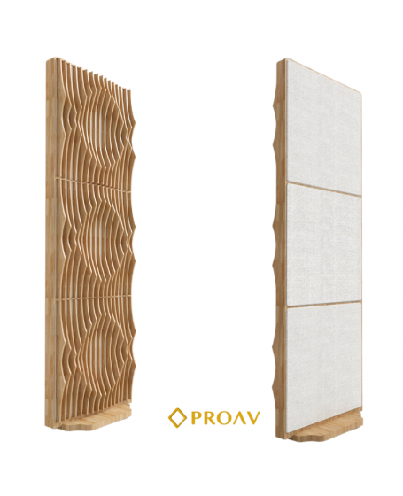 Pro Av Auraluxe Diffusion Panel - Premium Acoustic Diffuser ( Single )