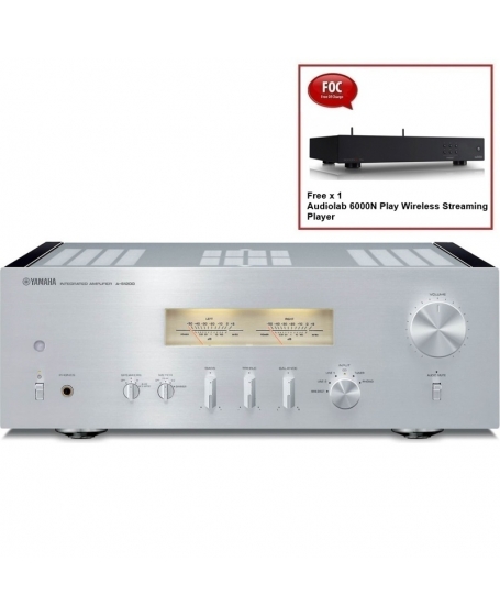 Yamaha A-S1200 Integrated Amplifier FREE Audiolab 6000N Play Wireless Streaming Player