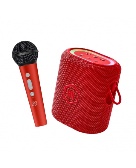 Alpha Works AW-Sonik Plus Bluetooth Party Speaker with Built‑in Karaoke