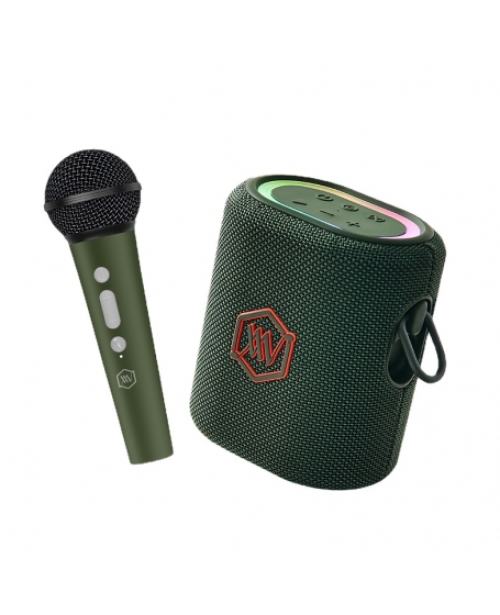 Alpha Works AW-Sonik Plus Bluetooth Party Speaker with Built‑in Karaoke