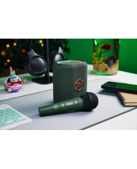 Alpha Works AW-Sonik Plus Bluetooth Party Speaker with Built‑in Karaoke