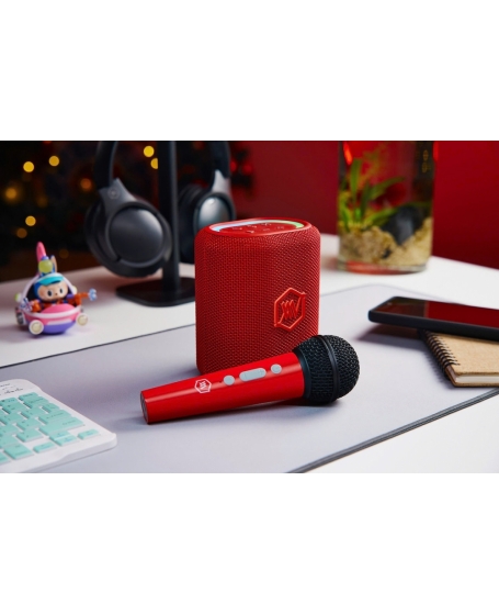 Alpha Works AW-Sonik Plus Bluetooth Party Speaker with Built‑in Karaoke