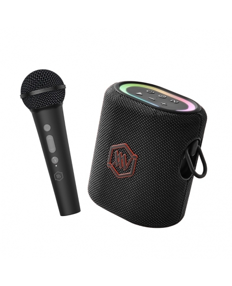 Alpha Works AW-Sonik Plus Bluetooth Party Speaker with Built‑in Karaoke