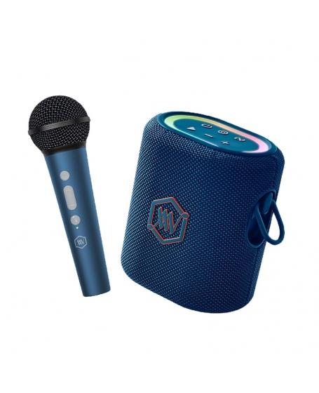 Alpha Works AW-Sonik Plus Bluetooth Party Speaker with Built‑in Karaoke