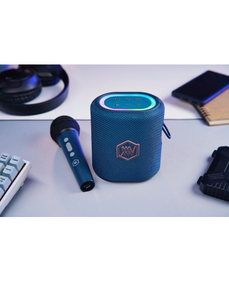 Alpha Works AW-Sonik Plus Bluetooth Party Speaker with Built‑in Karaoke