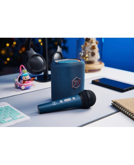 Alpha Works AW-Sonik Plus Bluetooth Party Speaker with Built‑in Karaoke