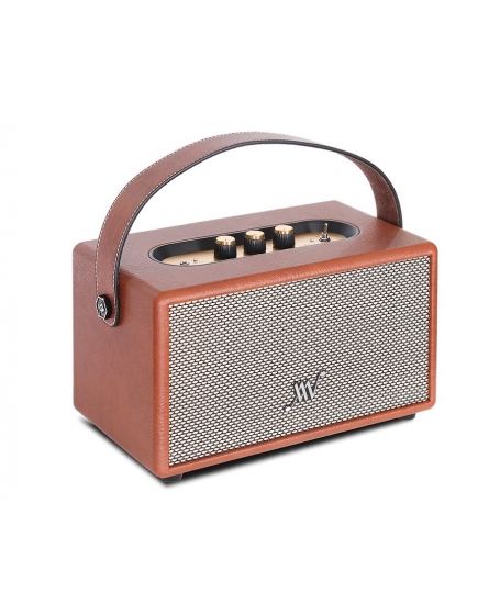 Alpha Works Classic V60 Retro Bluetooth Speaker With Karaoke (DU)