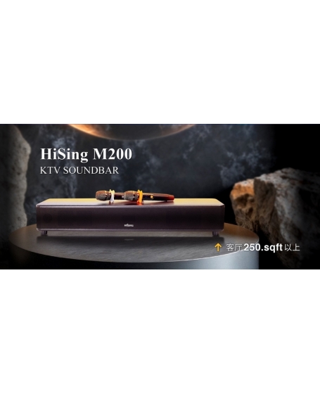 HiSing M200 All-in-One Karaoke Soundbar