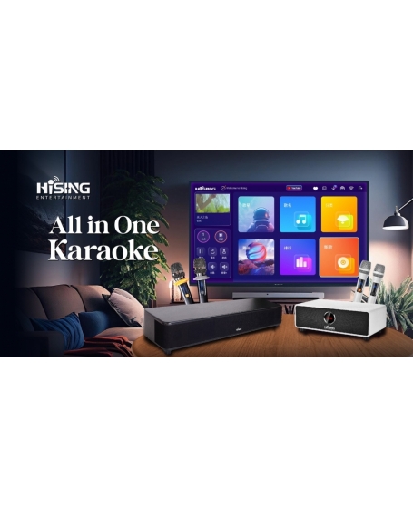 HiSing M200 All-in-One Karaoke Soundbar