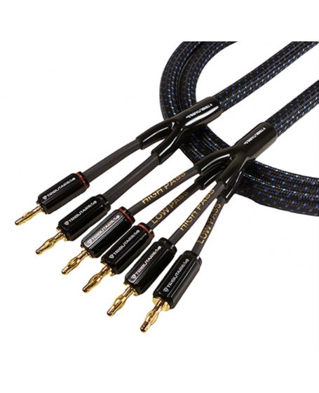 Tributaries 4BW-B Bi-Wire Center Speaker Cable 1.8 Meter ( Single Cable ) Assembled in USA