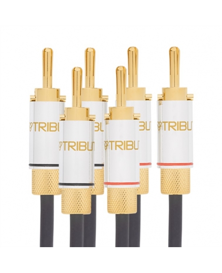 Tributaries 8BW-B Bi-Wire Center Speaker Cable 1.8 Meter ( Single Cable ) Assembled in USA