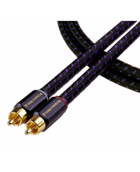 Tributaries 6AM MKII Mono RCA Analog Interconnect 1.5Meter Assembled in USA ( Pair )