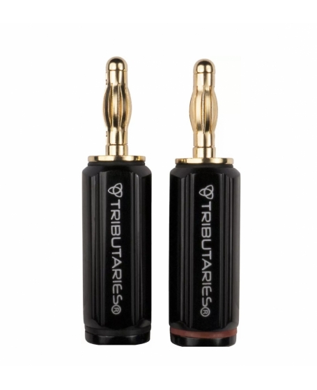 Tributaries Con-4BP Banana Plug Connectors ( Pair )