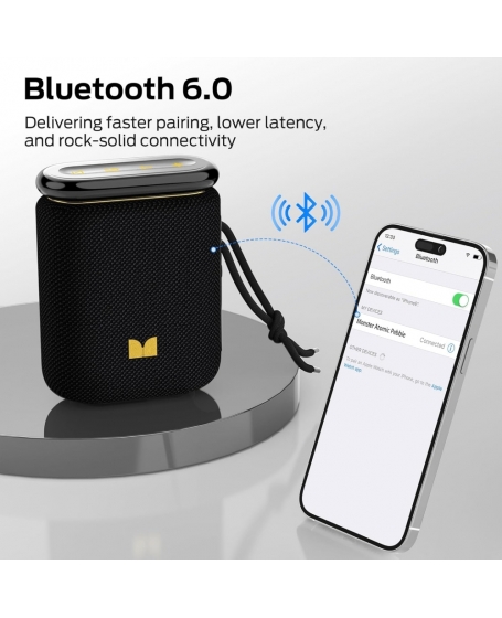 Monster Atomic Pebble Portable Bluetooth Speaker