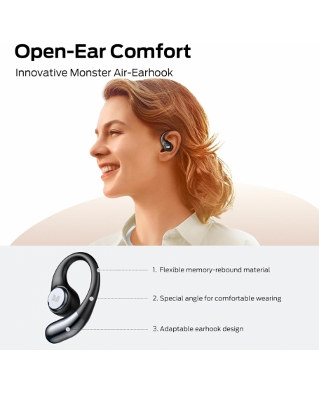 Monster Open Ear AC336 Bluetooth Earbuds