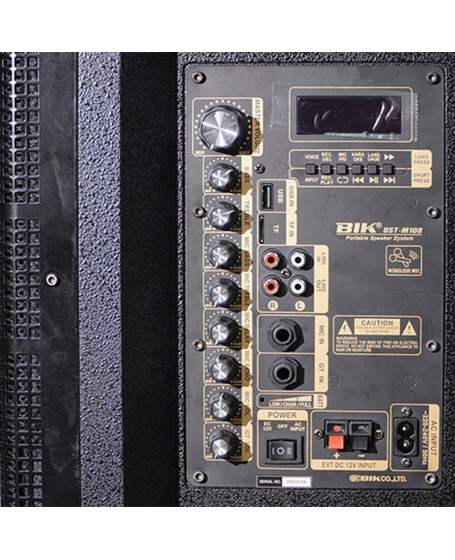 BIK BQ BST-M108 8'' Portable Speaker System