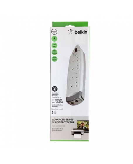 Belkin F9H402sa2M-MY 4-Socket Surge Protector