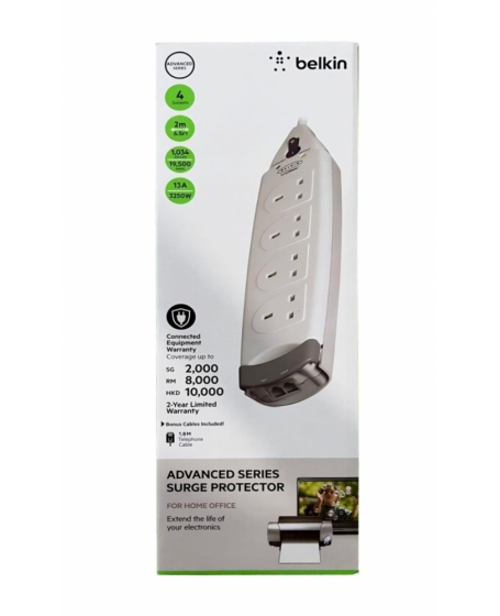 Belkin F9H410sa2M 4-Socket Surge Protector