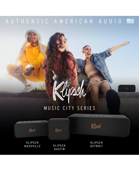 Klipsch Detroit Portable Bluetooth Speaker