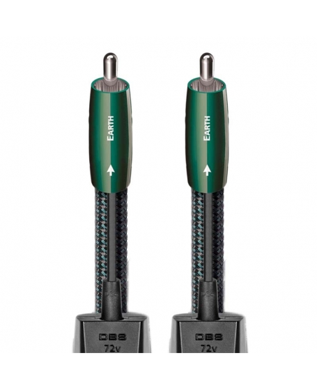 Audioquest Earth RCA to RCA Analog Audio Interconnect Cable 1.5Meter (Pair) Made In USA