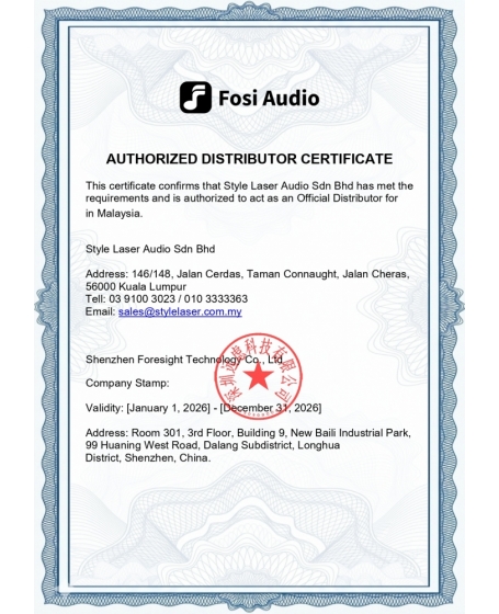 Fosi Audio V3-48V Mini Stereo Power Amplifier