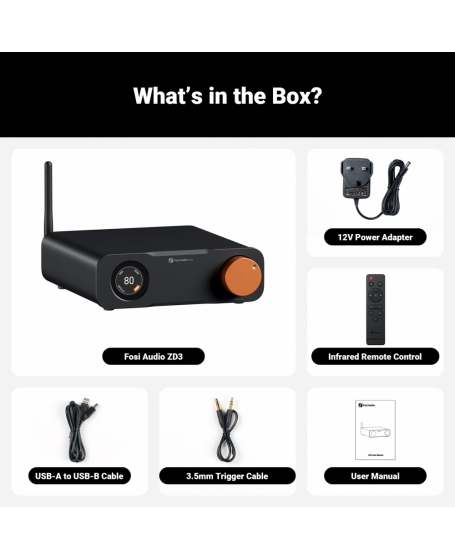 Fosi Audio ZD3 Fully Balanced Desktop DAC